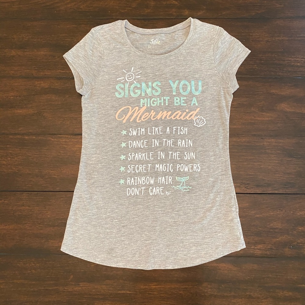 Justice Girls’ Short Sleeve Shirt